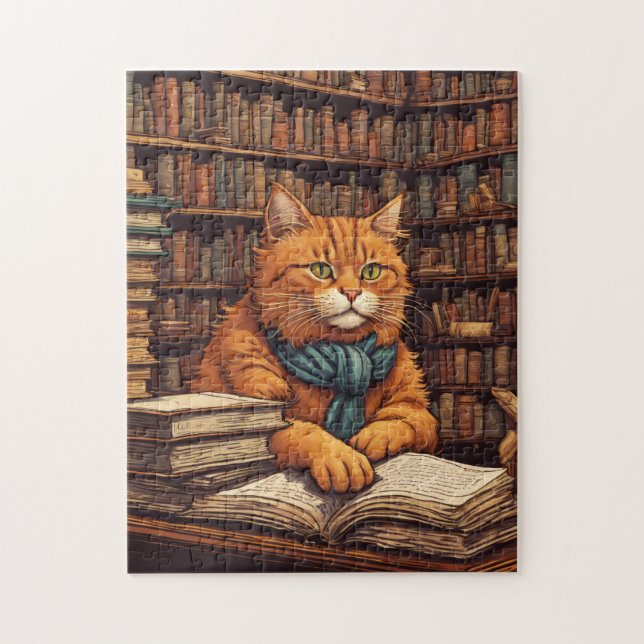 bibliotekskatt #17 pussel (Vertikal)