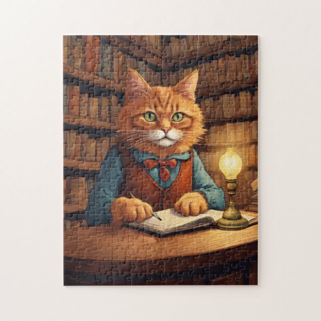 bibliotekskatt #18 pussel (Vertikal)