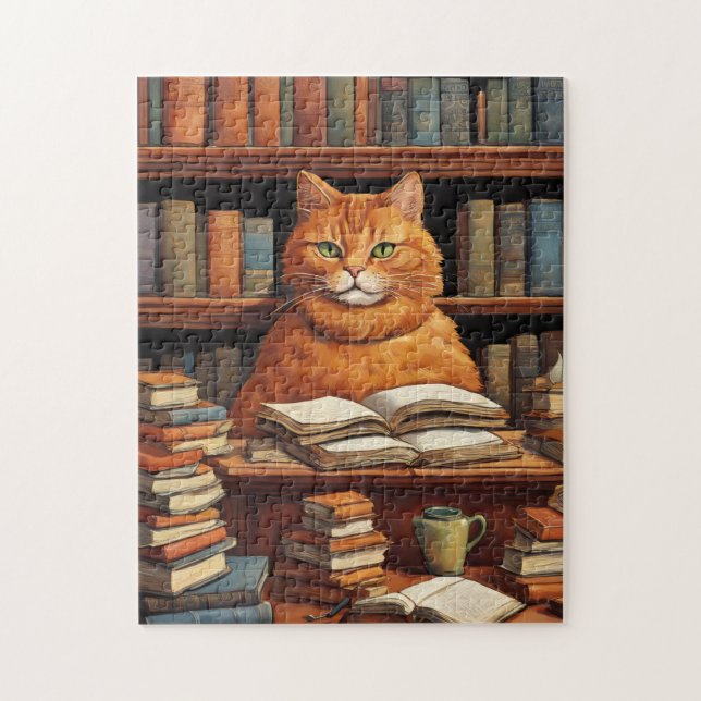 bibliotekskatt #1 pussel (Vertikal)