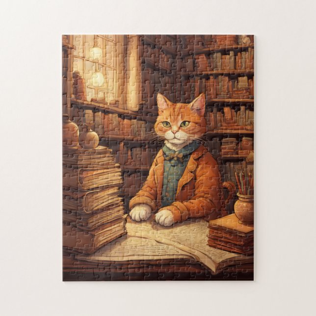 bibliotekskatt #2 pussel (Vertikal)