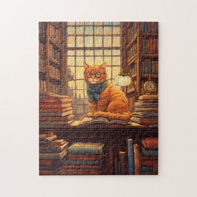 bibliotekskatt #4 pussel (Vertikal)