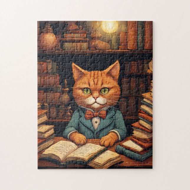 bibliotekskatt #5 pussel (Vertikal)
