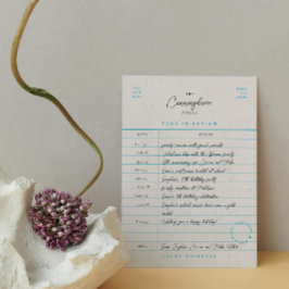 Bibliotekskort Årsöversyn Platt Julkort