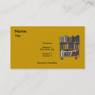 Bibliotekvagn Visitkort