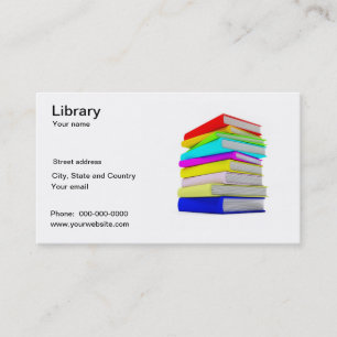 Bibliotekvisitkort Visitkort
