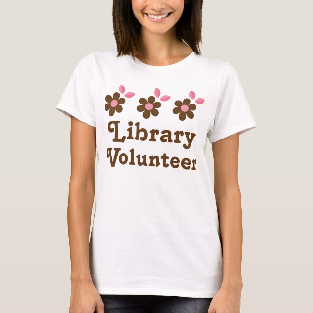 Bibliotekvolontär T-shirt (Framsida)
