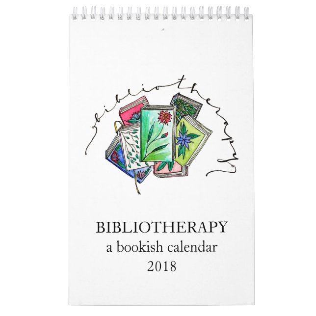 Bibliotherapy: En boklärd kalender (Omslag)