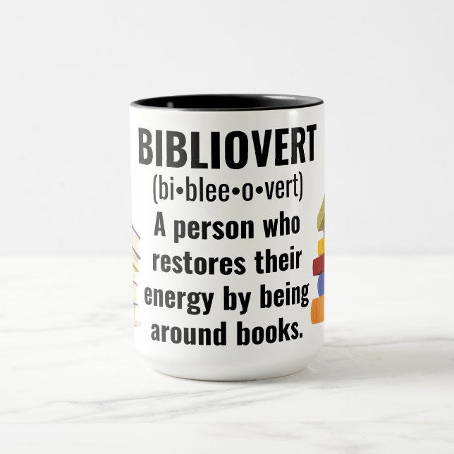 Bibliovert Bok Addict Mugg (Center)