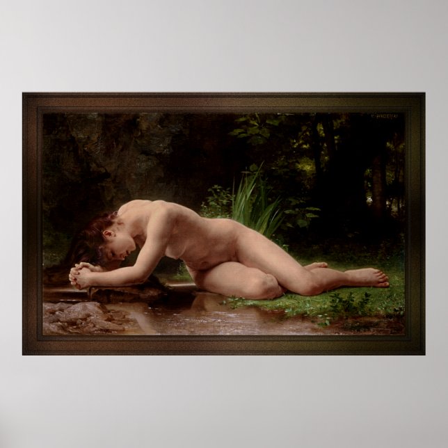 Biblis av William-Adolphe Bouguereau Poster (Framsidan)