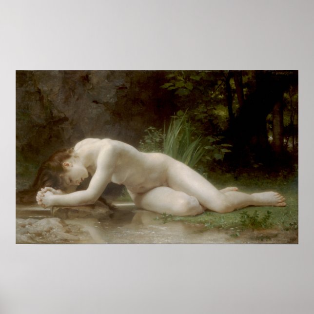 Biblis (Byblis) av William-Adolphe Bouguereau Poster (Framsidan)