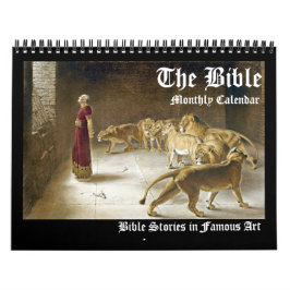 Biblisk bibelkonst månatlig konst kalender
