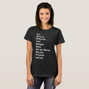 Biblisk det att vara kvinna t-shirt