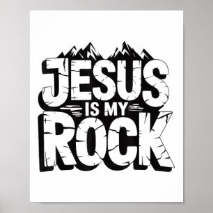 Biblisk Jesus är min kristna Sten Poster