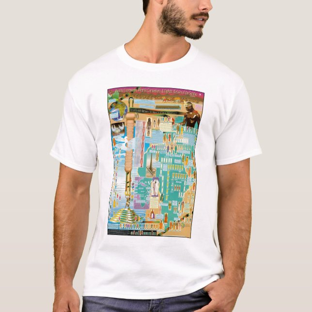 Biblisk släktforskning kartlägger t shirt (Framsida)
