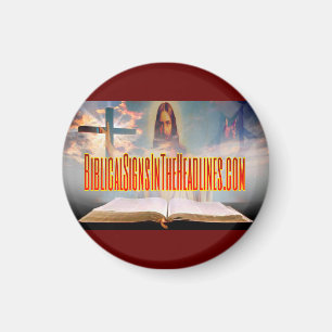 Biblisk teckenmagnet (rundan) magnet