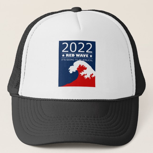 Bibliska mittvillkor 2022 Röd våg Keps (Framsida)
