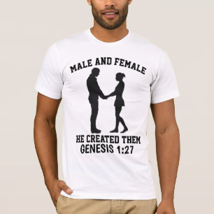 BIBLISKA TRADITIONELLA T-SHIRTS I GIFTERMÅL