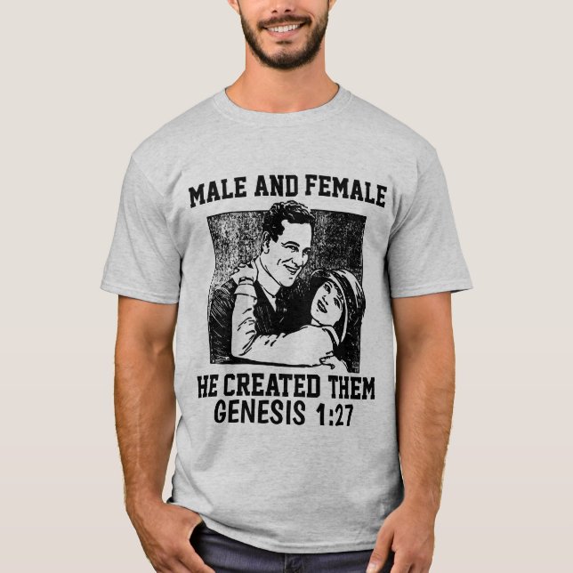 BIBLISKA TRADITIONELLA T-SHIRTS I GIFTERMÅL (Framsida)