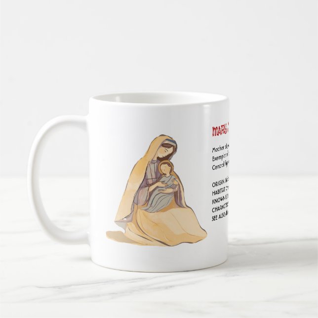 Bibliskt lexikon för Maria – En mors tribut Kaffemugg (Vänster)