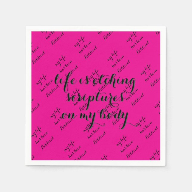 Bibliskt liv pappersservett (Framsidan)