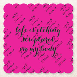 Bibliskt liv underlägg papper