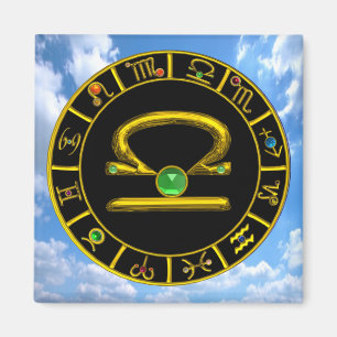 BIBRA/ZODIAC BIRTHDAY-TECKEN MAGNET