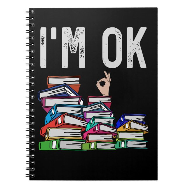 Bibrarian Bok Reader Funny Bok Älskare Anteckningsbok (Framsidan)