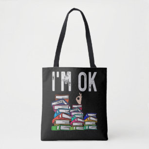 Bibrarian Bok Reader Funny Bok Älskare Tygkasse