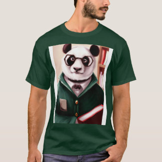 Bibrarian Panda 1 T Shirt