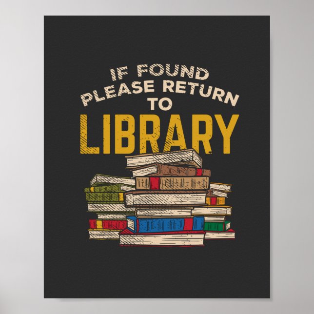 Bibrarian Reading Gift Poster (Framsidan)