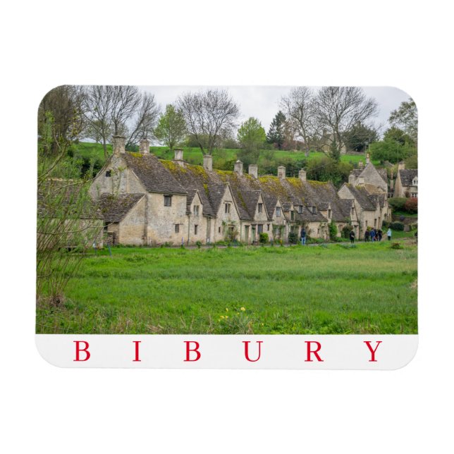 Bibury Arlington Row-kylmagnet Magnet (Horisontell)