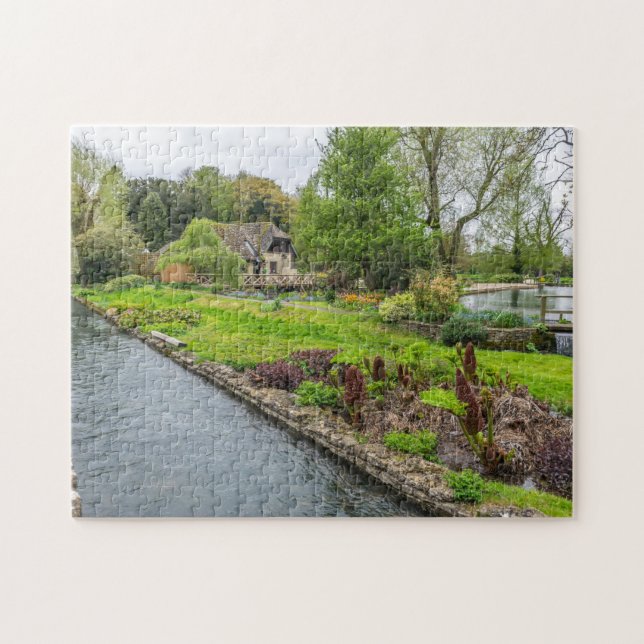 Bibury Cotswments puzzle Pussel (Horisontell)