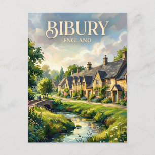 Bibury Storbritannien Vykort