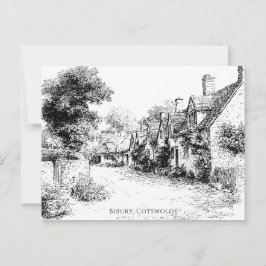 Bibury Village, Cotswments, Förenade kungariket Vykort