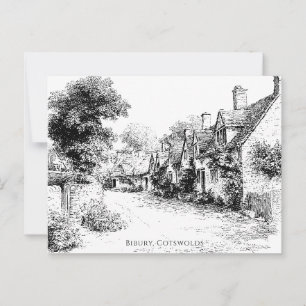 Bibury Village, Cotswments, Förenade kungariket Vykort