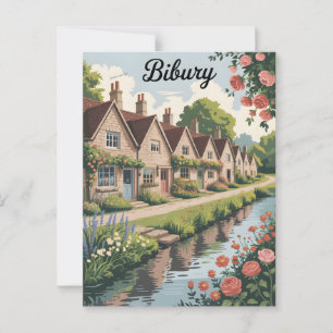 Bibury vintage vykort