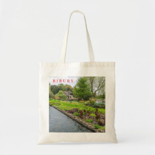 Bibury-vyn i Cotswets-vyn till påsen Tygkasse