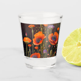 Bicchiere con motivo