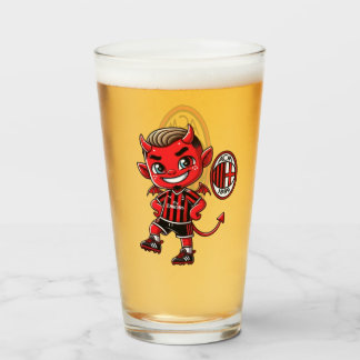 Bicchiere Milano calcio Glaskopp
