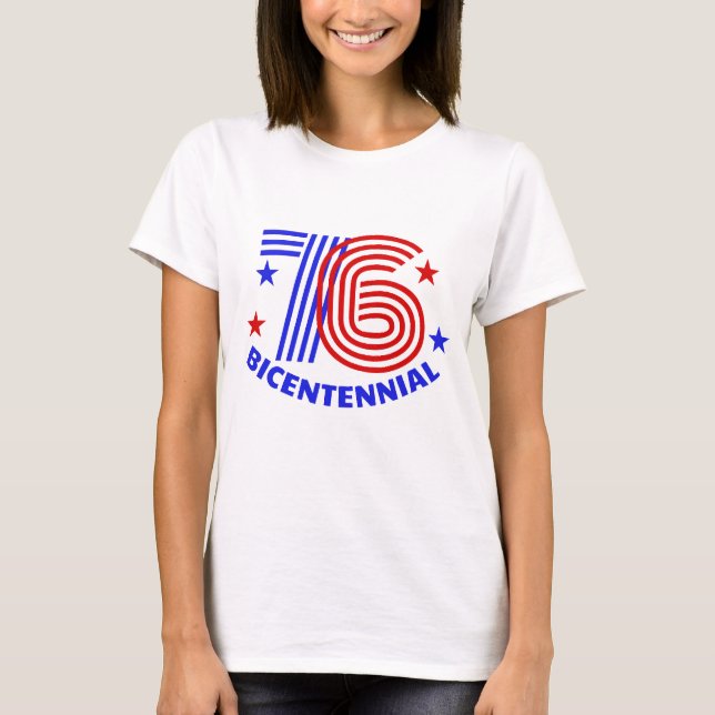 BICENTENNIAL 76 (1976) T SHIRT (Framsida)