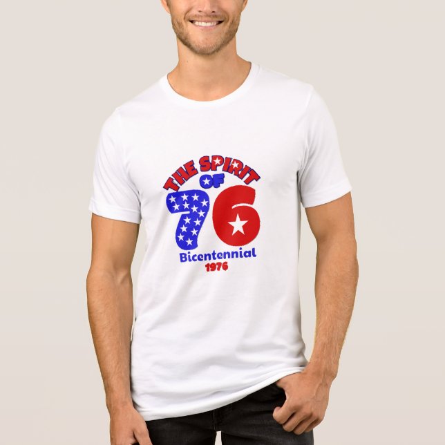 BICENTENNIAL 76 - RETRO T SHIRT (Framsida)