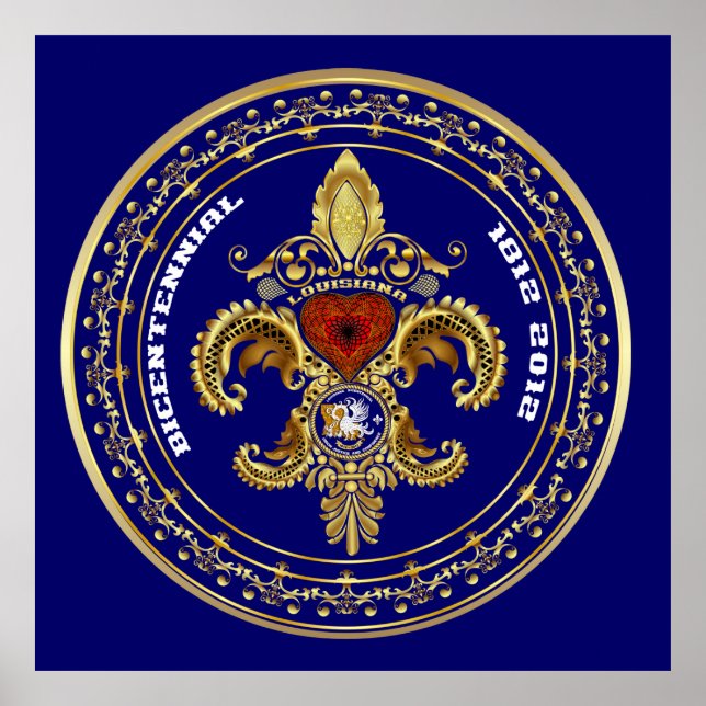 Bicentennial Louisiana Poster (Framsidan)