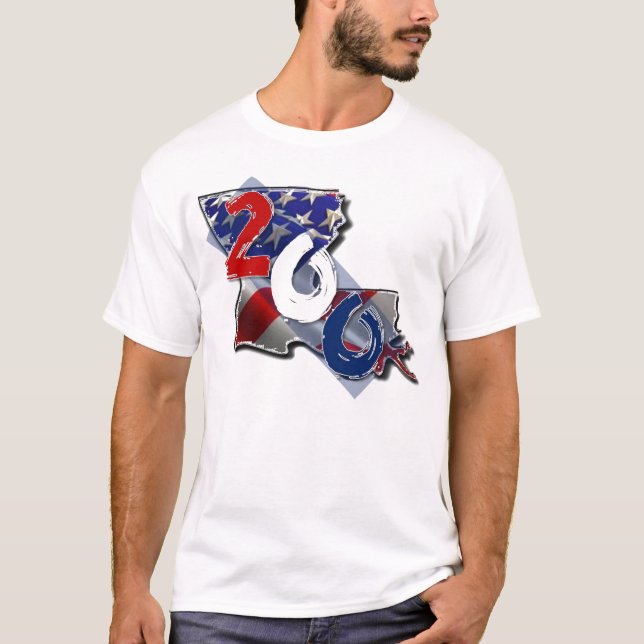 Bicentennial Louisiana Tee Shirt (Framsida)