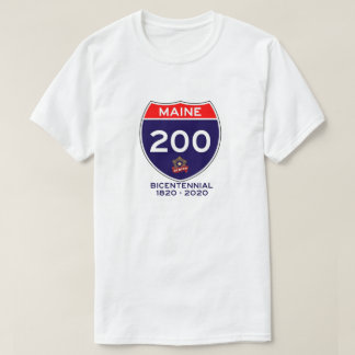 Bicentennial Maine 200. årsdag T-shirt
