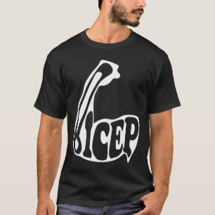 Bicep Bodybuilding Weightlift Muscles Barbells T Shirt