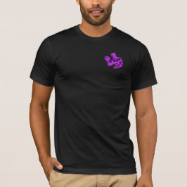 Bicep Curl Minimalist Gym - Purple Fitness Design T Shirt