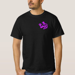 Bicep Curl Minimalist Gym - Purple Fitness Design T Shirt