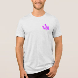 Bicep Curl Minimalist Gym - Purple Fitness Design T Shirt