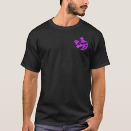 Bicep Curl Minimalist Gym - Purple Fitness Design T Shirt