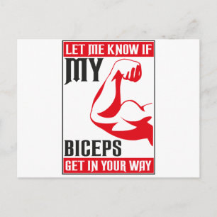 biceps vykort